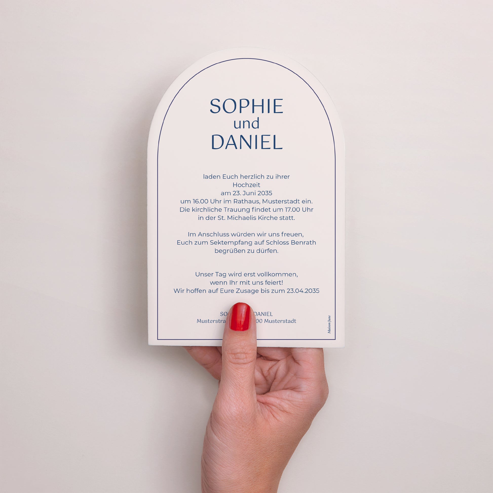 Hochzeitseinladung Arche Faubourg Saint-Honoré foto N° 3