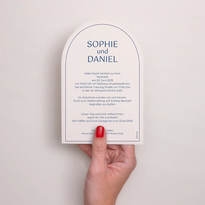 Hochzeitseinladung Arche Faubourg Saint-Honoré foto N° 3