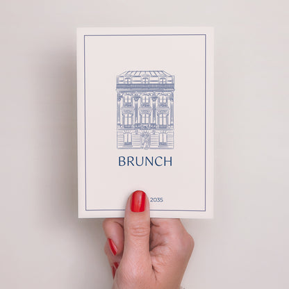 Einladungskarte Hochzeit Porträt Faubourg Saint-Honoré foto N° 2