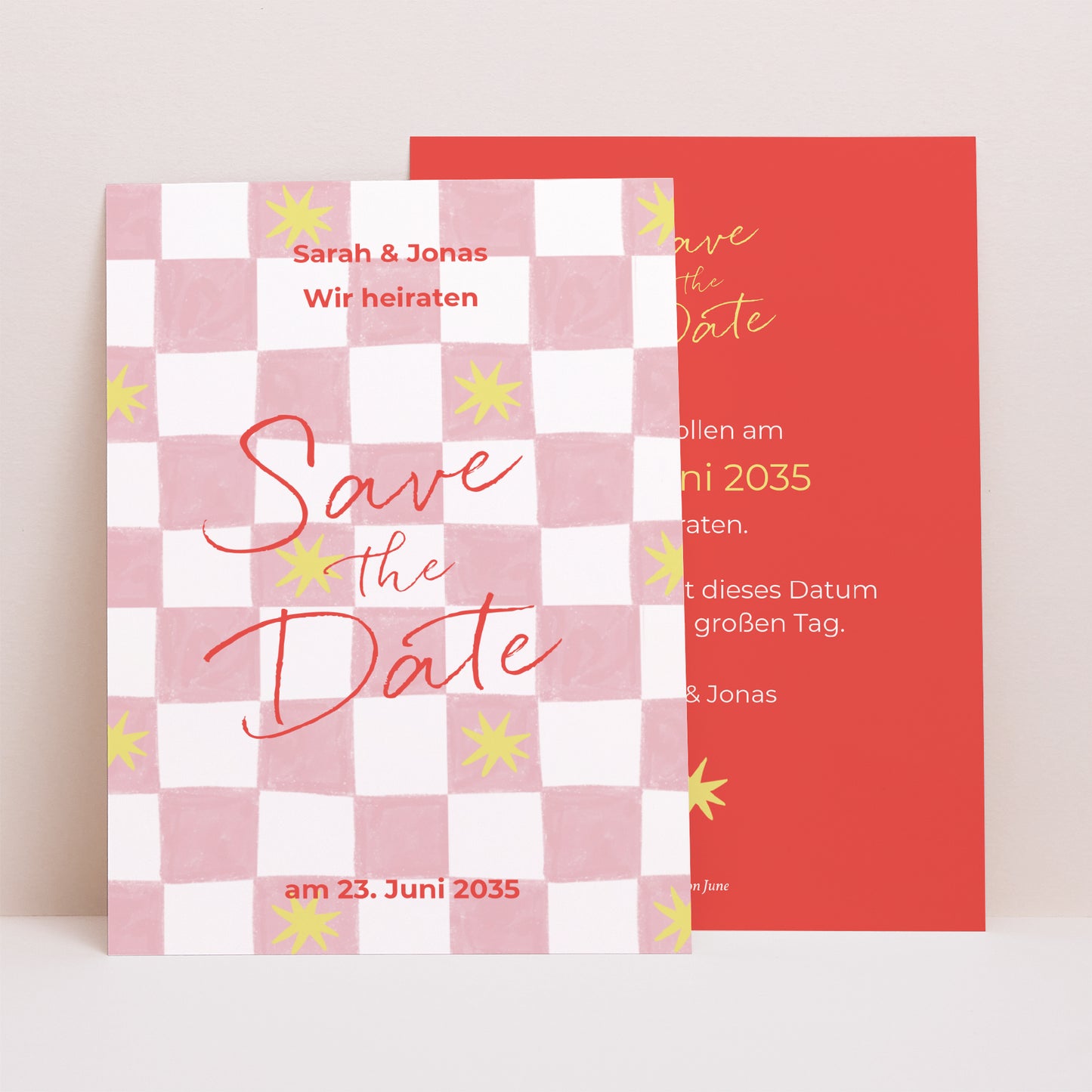 Save the date Karte Hochzeit Porträt Ein Hauch von Fantasie foto N° 1