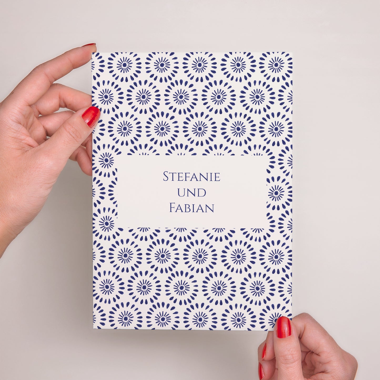 Hochzeitseinladung Porträt Versprechen des Azur foto N° 2