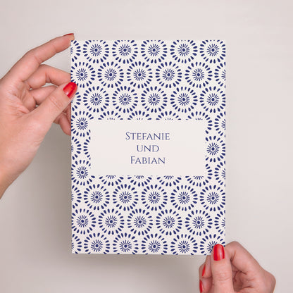 Hochzeitseinladung Porträt Versprechen des Azur foto N° 2