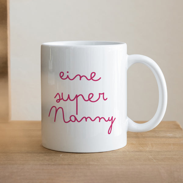 Tasse Objekte Weiß Eine himmlische Nanny foto
