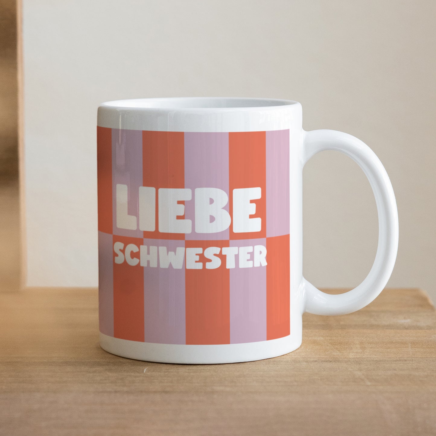 Tasse Objekte Weiß Lieber Bruder foto N° 1