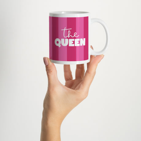 Tasse Objekte Weiß Die Pinke Königin