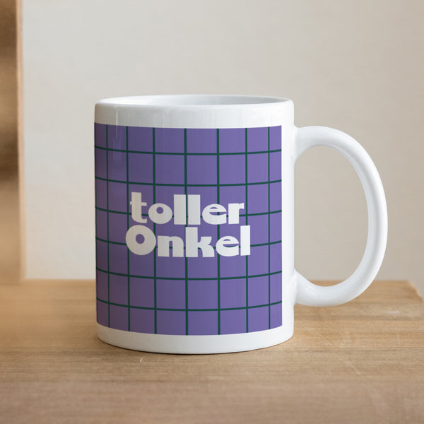 Tasse Objekte Weiß Super Onkel foto