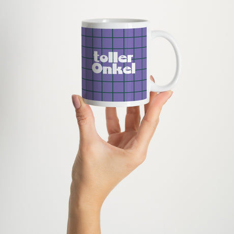 Tasse Objekte Weiß Super Onkel