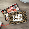 Metalldose Objekte rechteck, mit Schokolade gefüllt Mama der Liebe Leopard foto N° 1