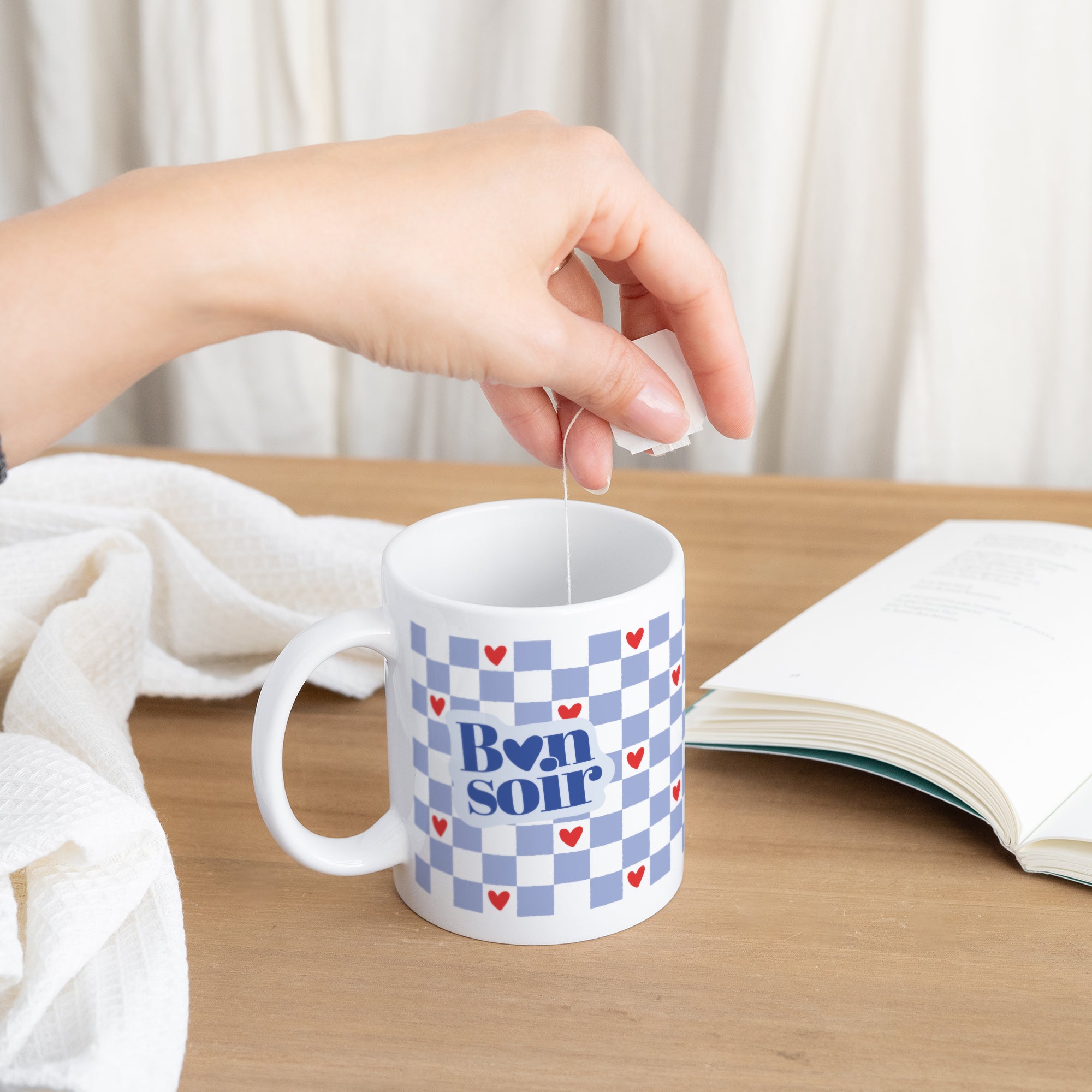 Tasse Objekte Weiß Guten Abend foto N° 3