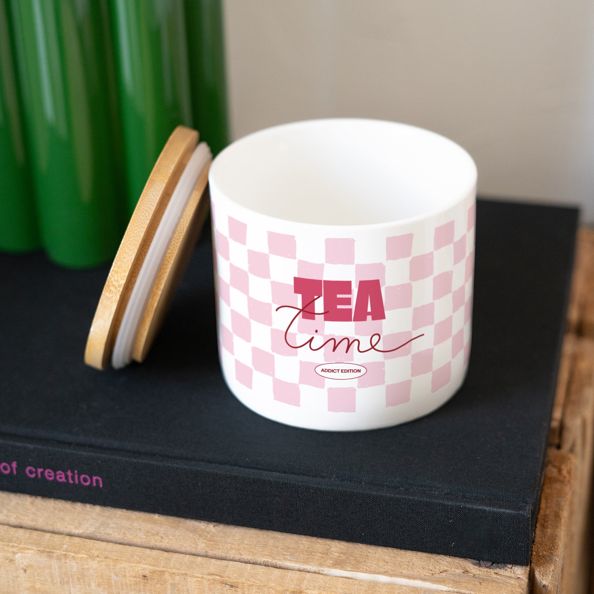 Keramiktopf 48 cl Tea Time Addict foto N° 3