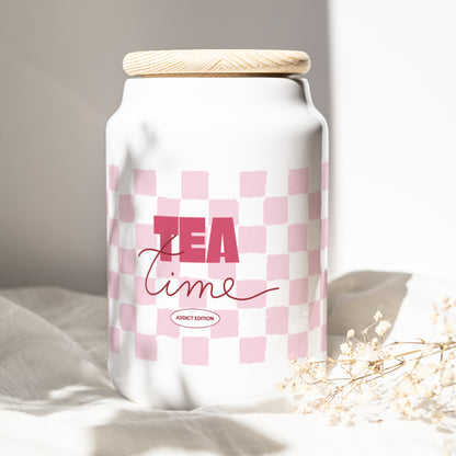 Keramiktopf 65 cl Tea Time Addict foto N° 1