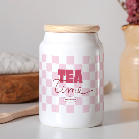 Keramiktopf 65 cl Tea Time Addict