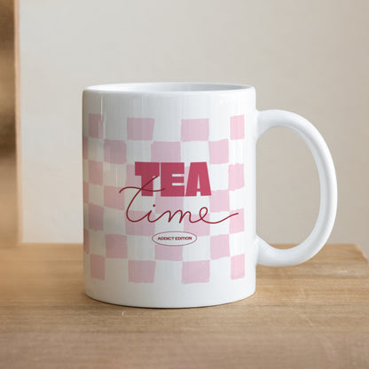 Tasse Objekte Weiß Teezeit-Süchtiger foto N° 1