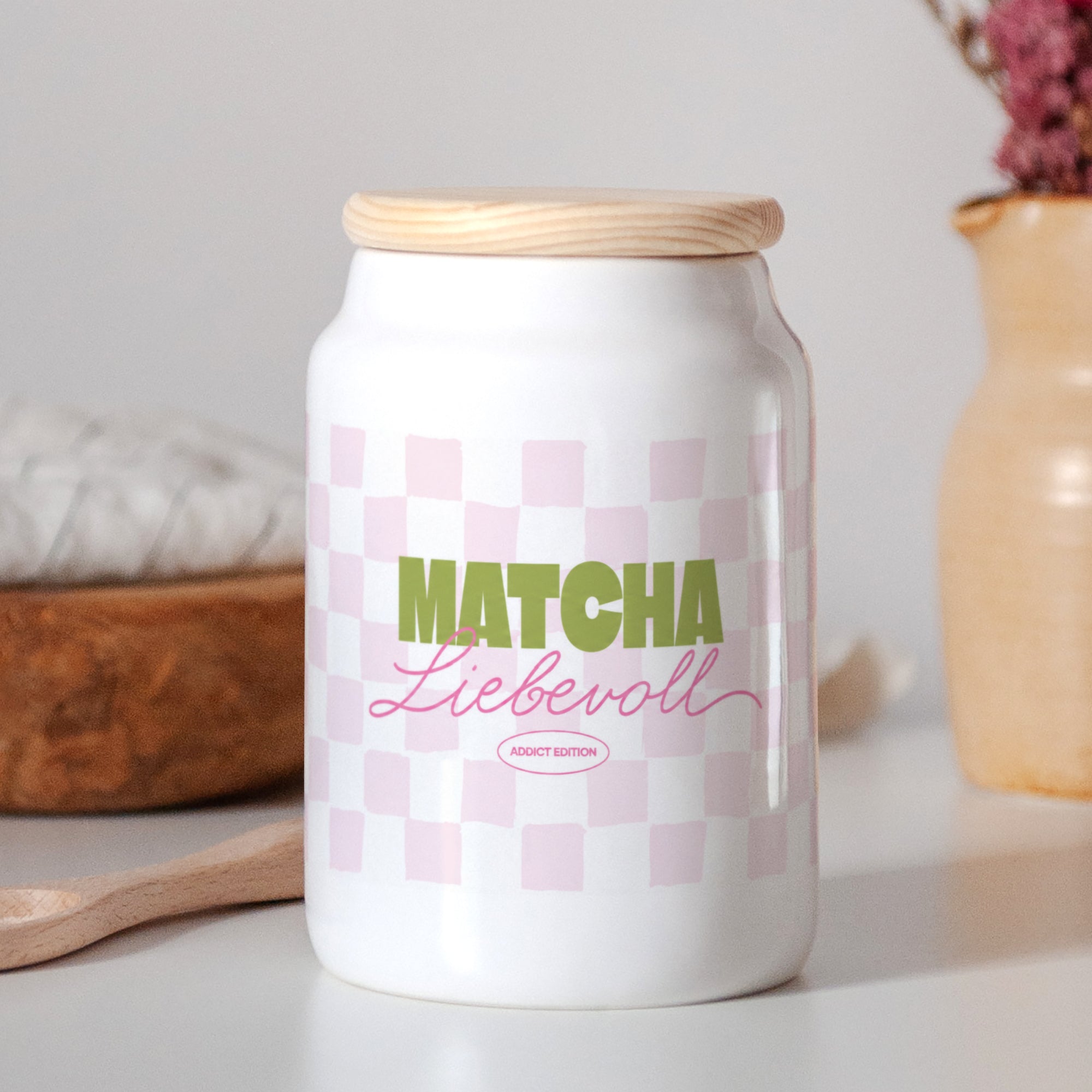 Keramiktopf 65 cl Matcha Liebhaberin foto N° 2