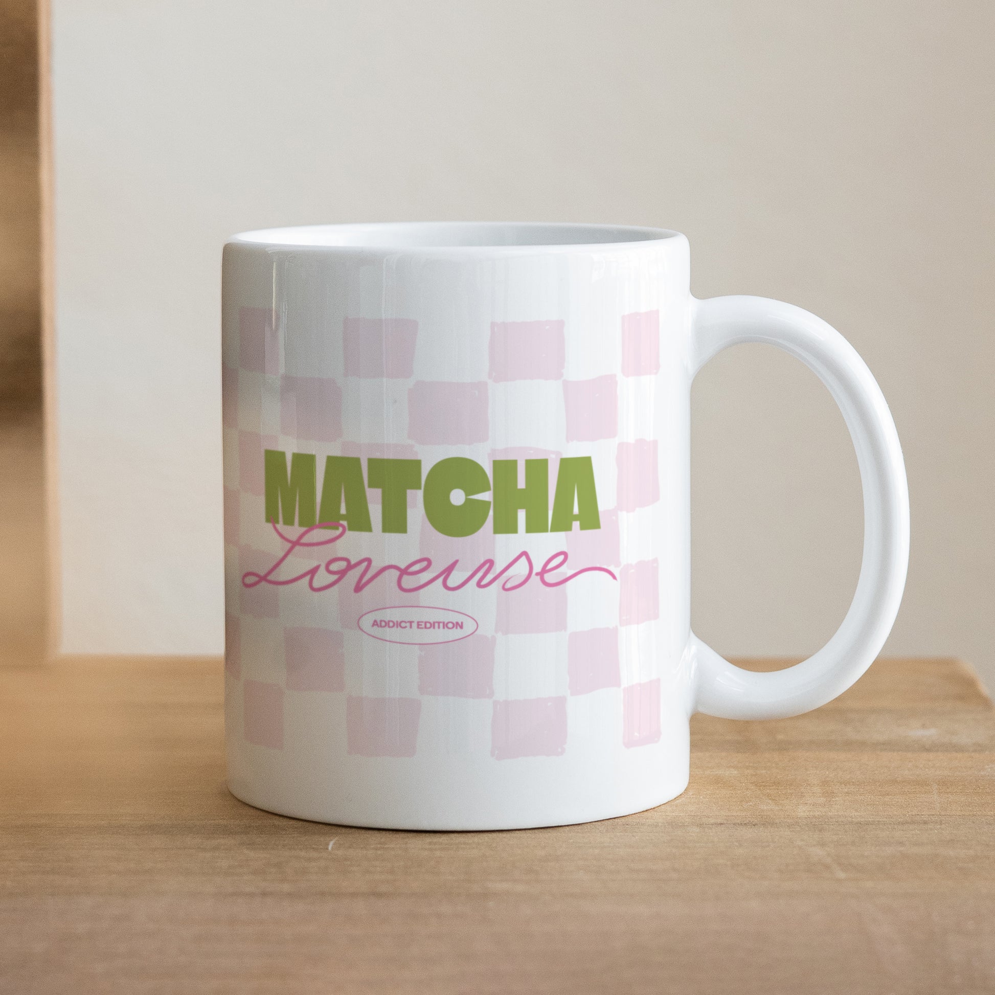 Tasse Objekte Weiß Matcha-Liebe foto N° 1