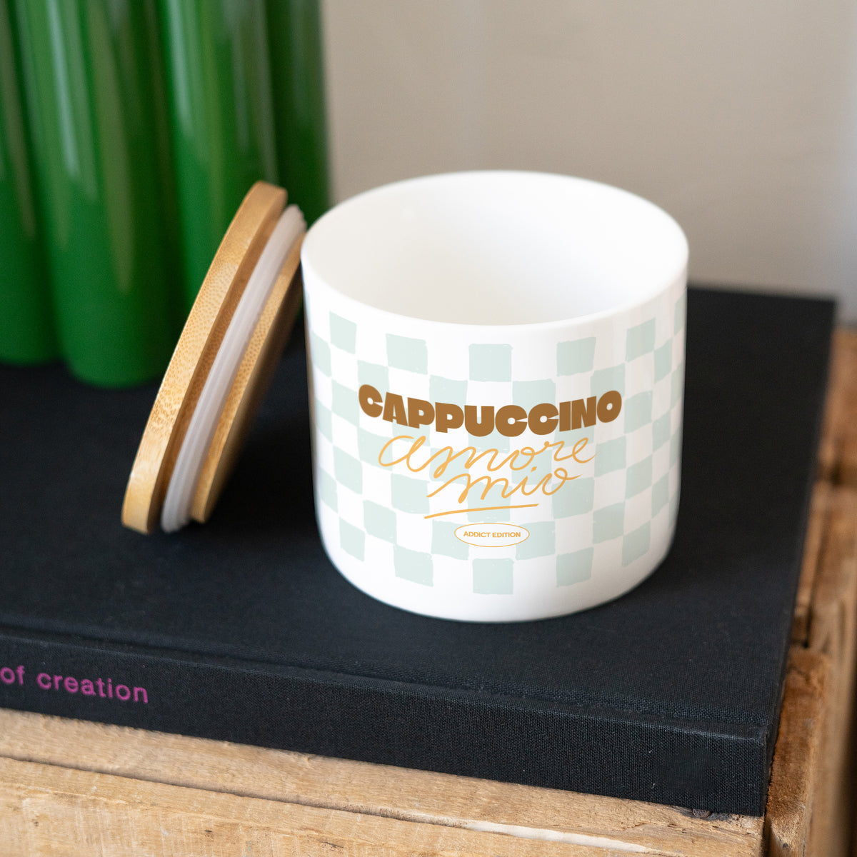 Keramiktopf Objekte 48 cl Cappuccino-Süchtiger foto N° 3