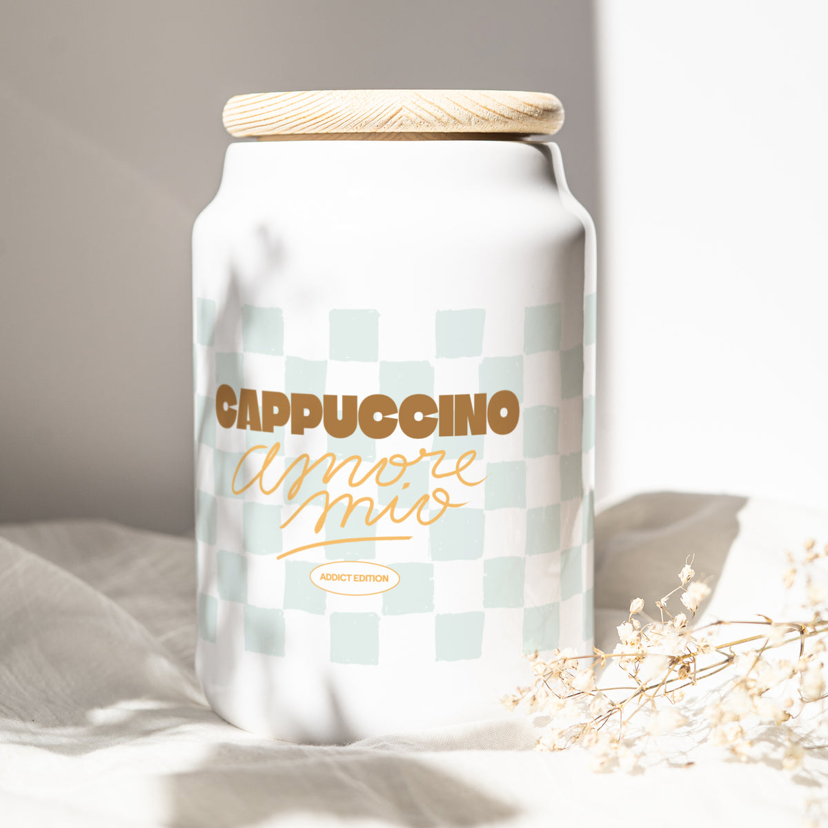 Keramiktopf Objekte 65 cl Cappuccino-Süchtiger foto N° 1