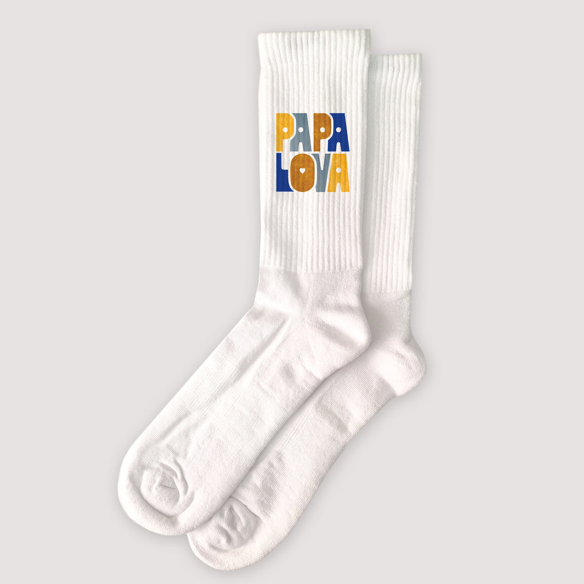 Socken Weiße Mein Papa Lova foto N° 1
