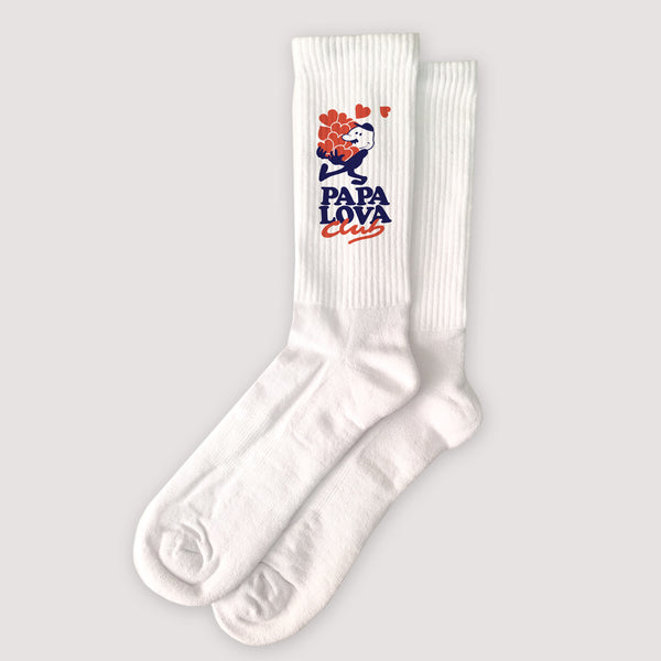 Herrensocken Weiße Papa Lova Club foto