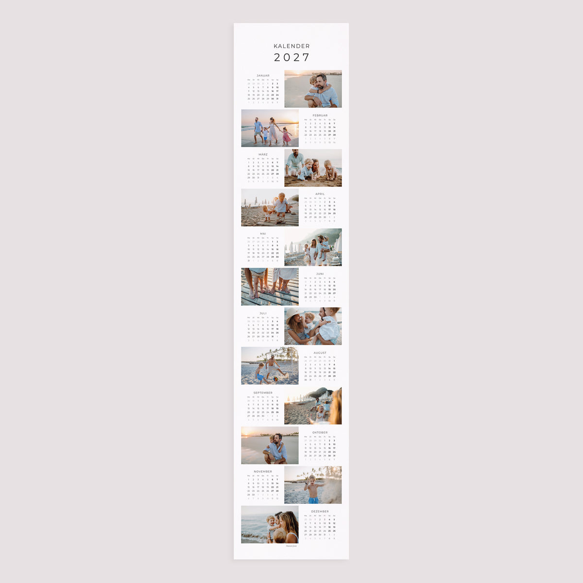 Kalender Weihnachten Papier Im Laufe der Tage foto N° 3