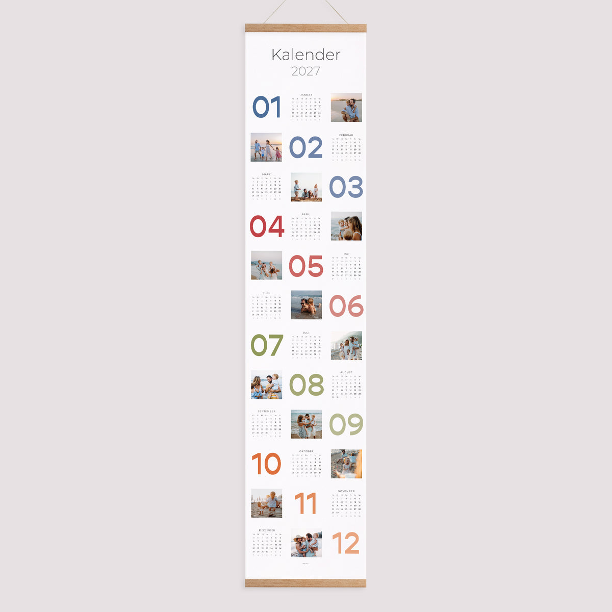 Kalender Weihnachten Papier Die Kunst der Zeit foto N° 1