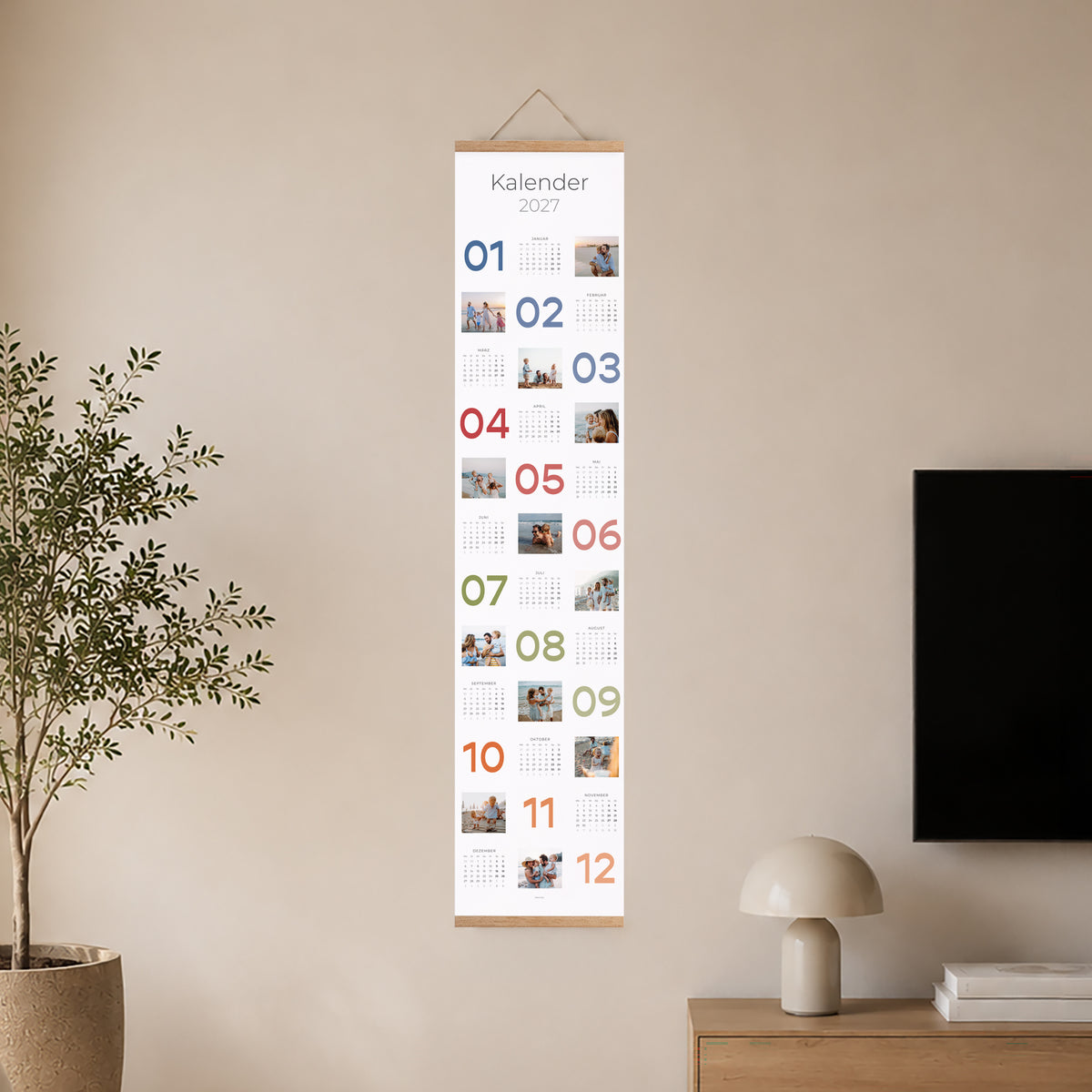 Kalender Weihnachten Papier Die Kunst der Zeit foto N° 2