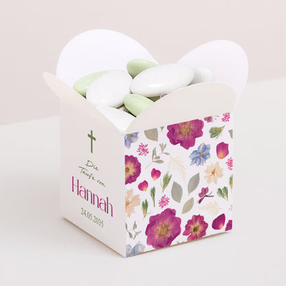 Geschenkbox Taufe Schmetterlingsöffnung Kleine Süßigkeiten foto N° 1