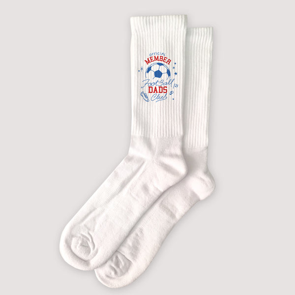 Herrensocken Weiße Fußball Väters Club foto