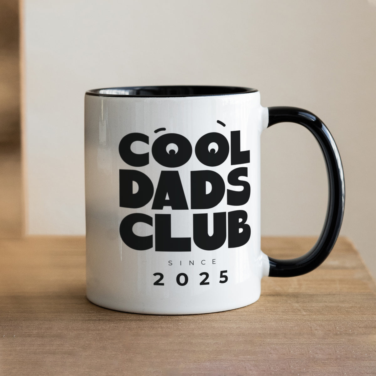 Tasse Schwarz Cool Dads Club foto