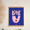 Poster Porträt 30 x 40 cm Liebe zum Mitnehmen foto N° 1