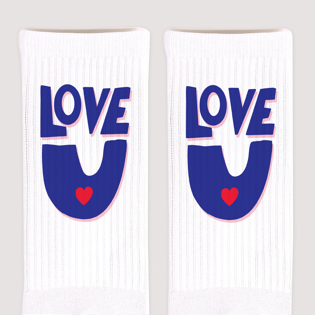 Damensocken Weiße Liebe, immer foto N° 3