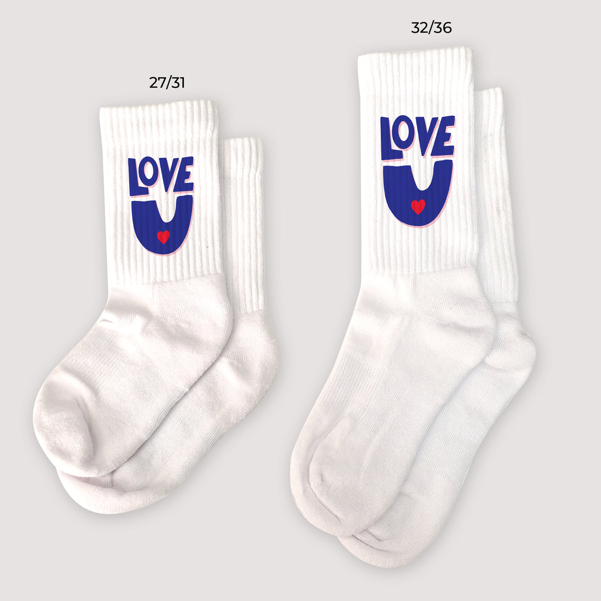 Kindersocken Weiße Liebe, immer foto N° 1
