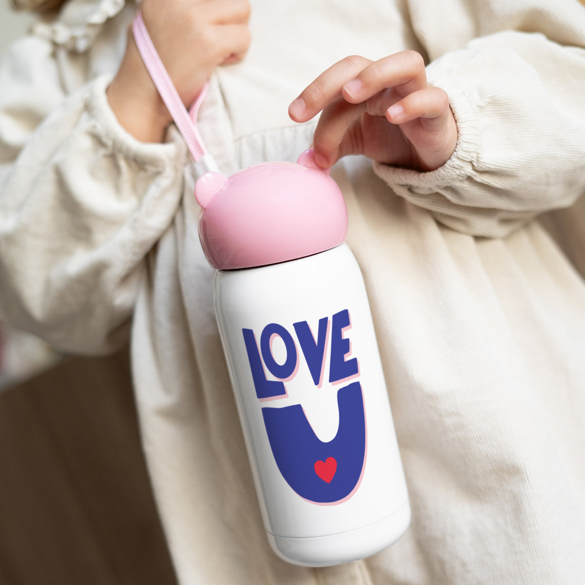 Kinder Trinkflasche Rosa, 32 cl Liebe, immer foto N° 2