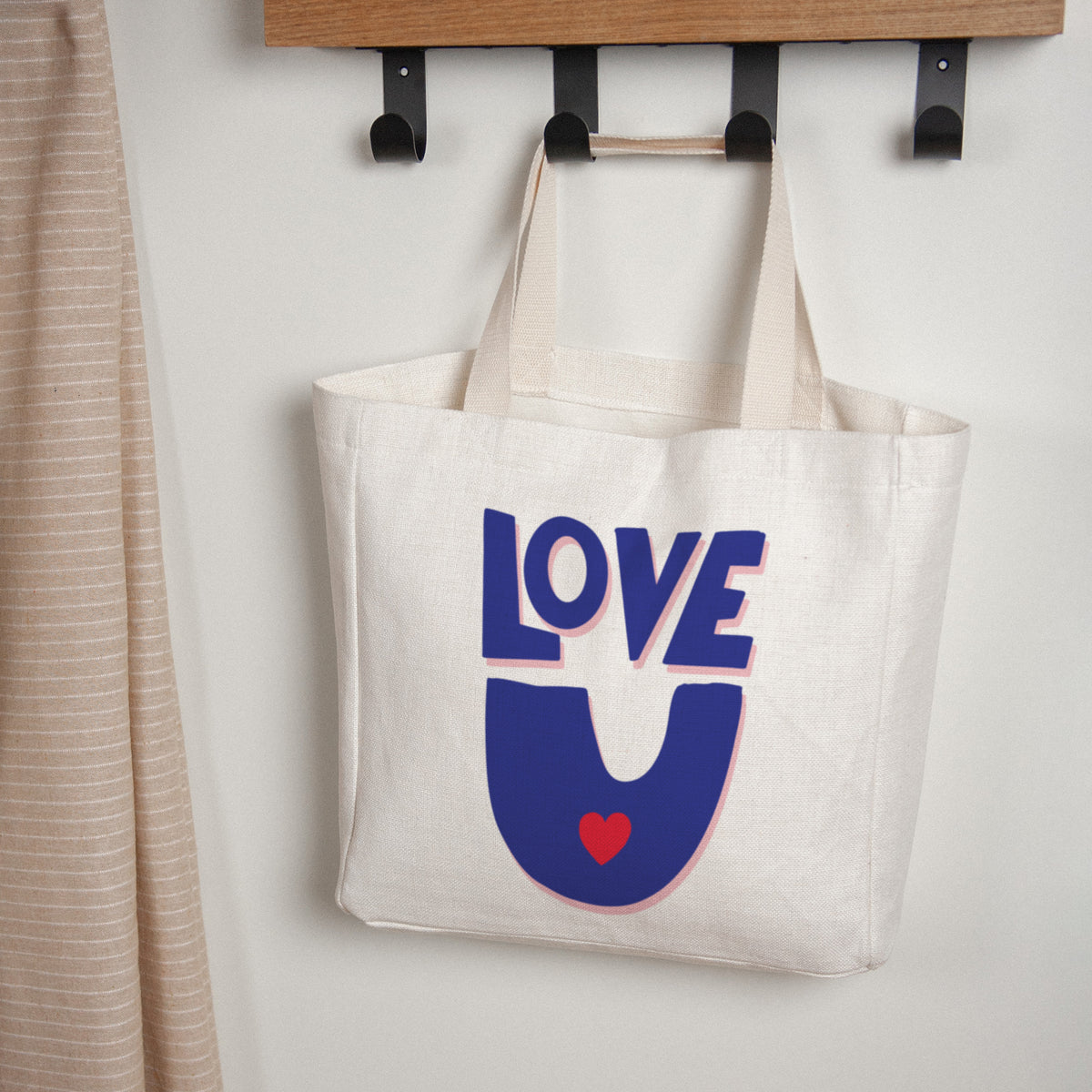Tote bag Tragehenkel Liebe, immer foto N° 1