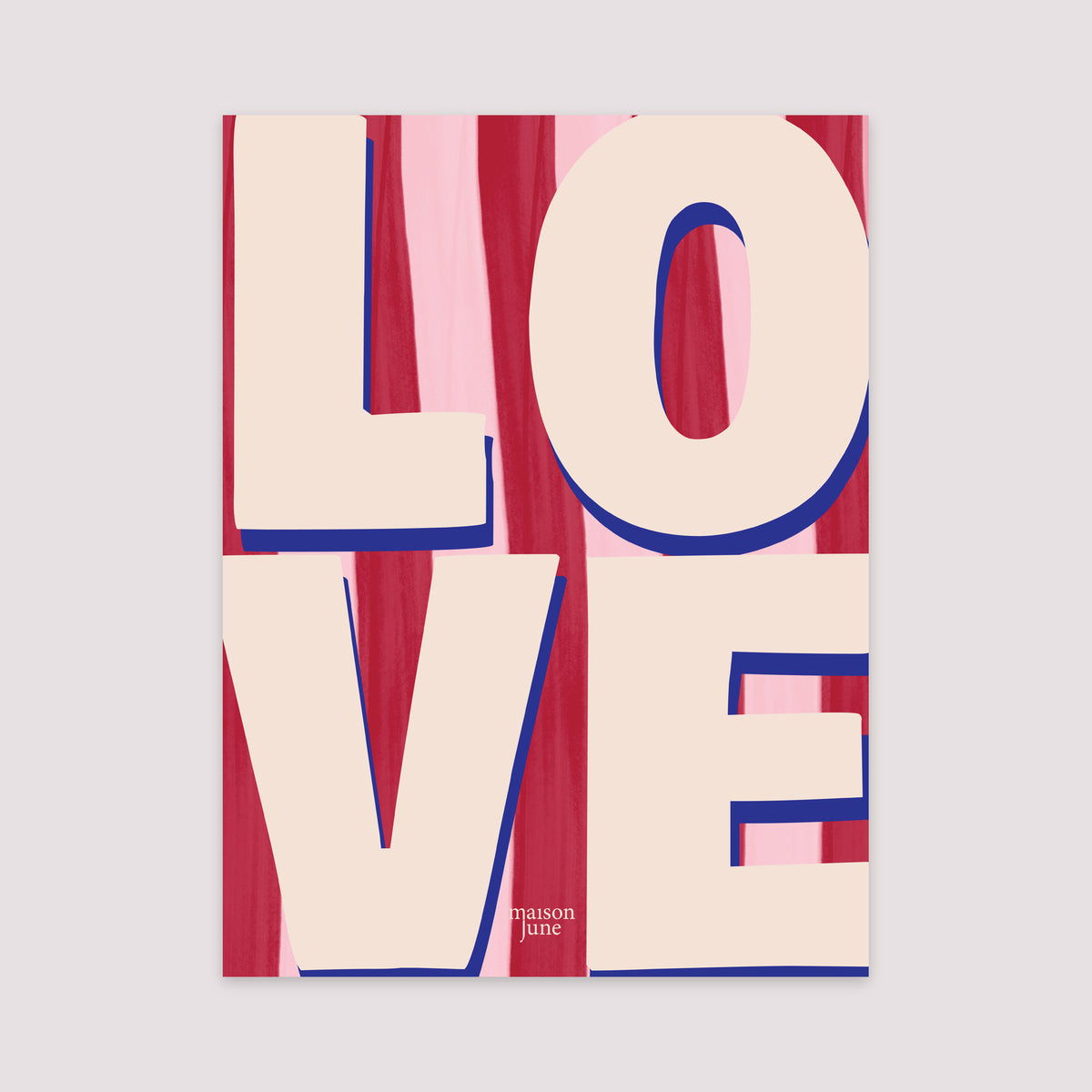 Poster Porträt 30 x 40 cm Liebe XXL foto N° 2