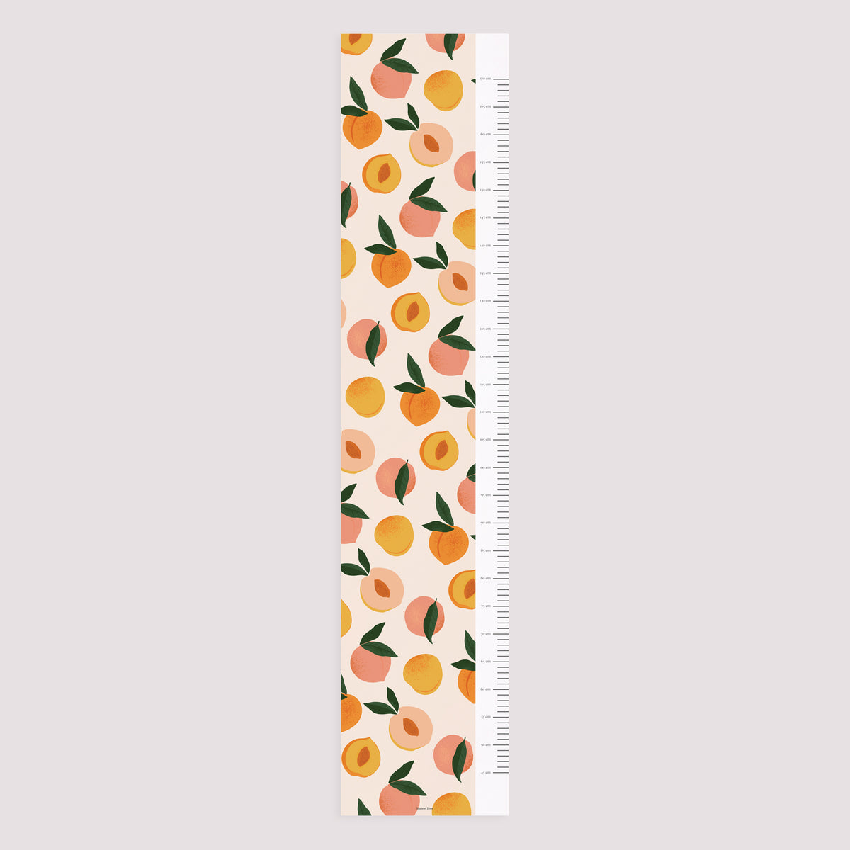 Kindermesslatte Geburt Papier Die kleinen Pfirsiche foto N° 5