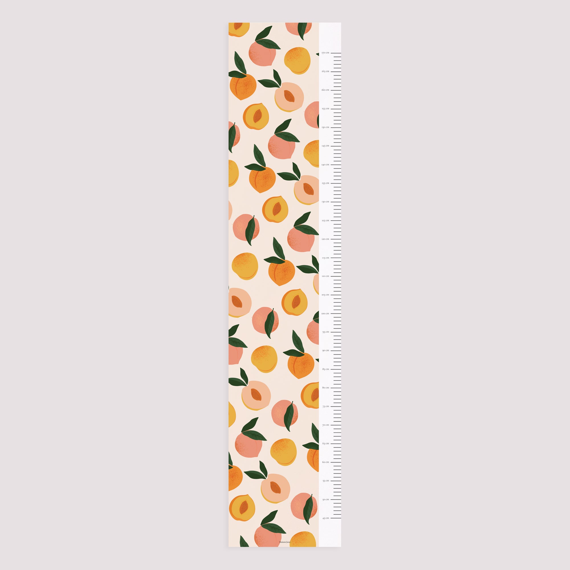 Kindermesslatte Geburt Papier Die kleinen Pfirsiche foto N° 5
