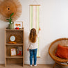 Kindermesslatte Geburt Papier Horizonte Pastell foto N° 2