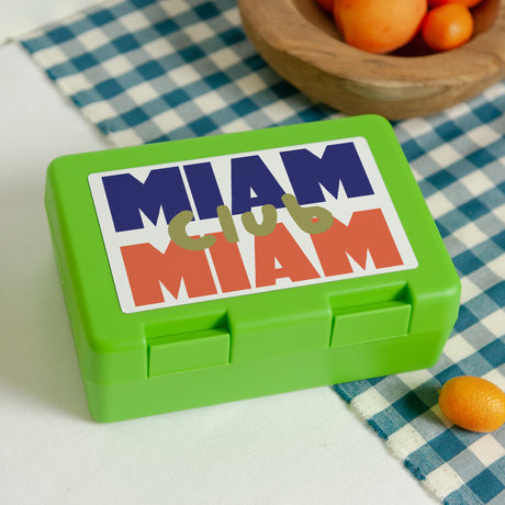 Snackbox Grün Miam Miam Club