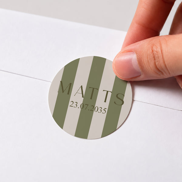 Sticker Geburt Rund Kleiner Baumwollstoff foto