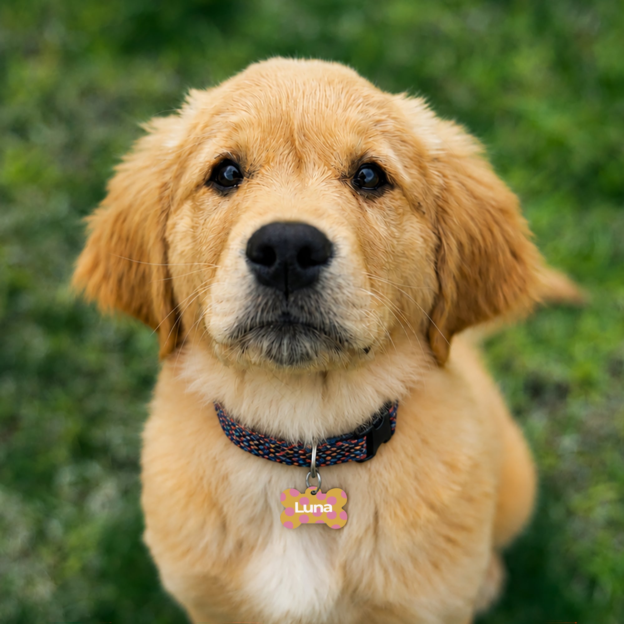 Medaillon Hund Knochen foto N° 3