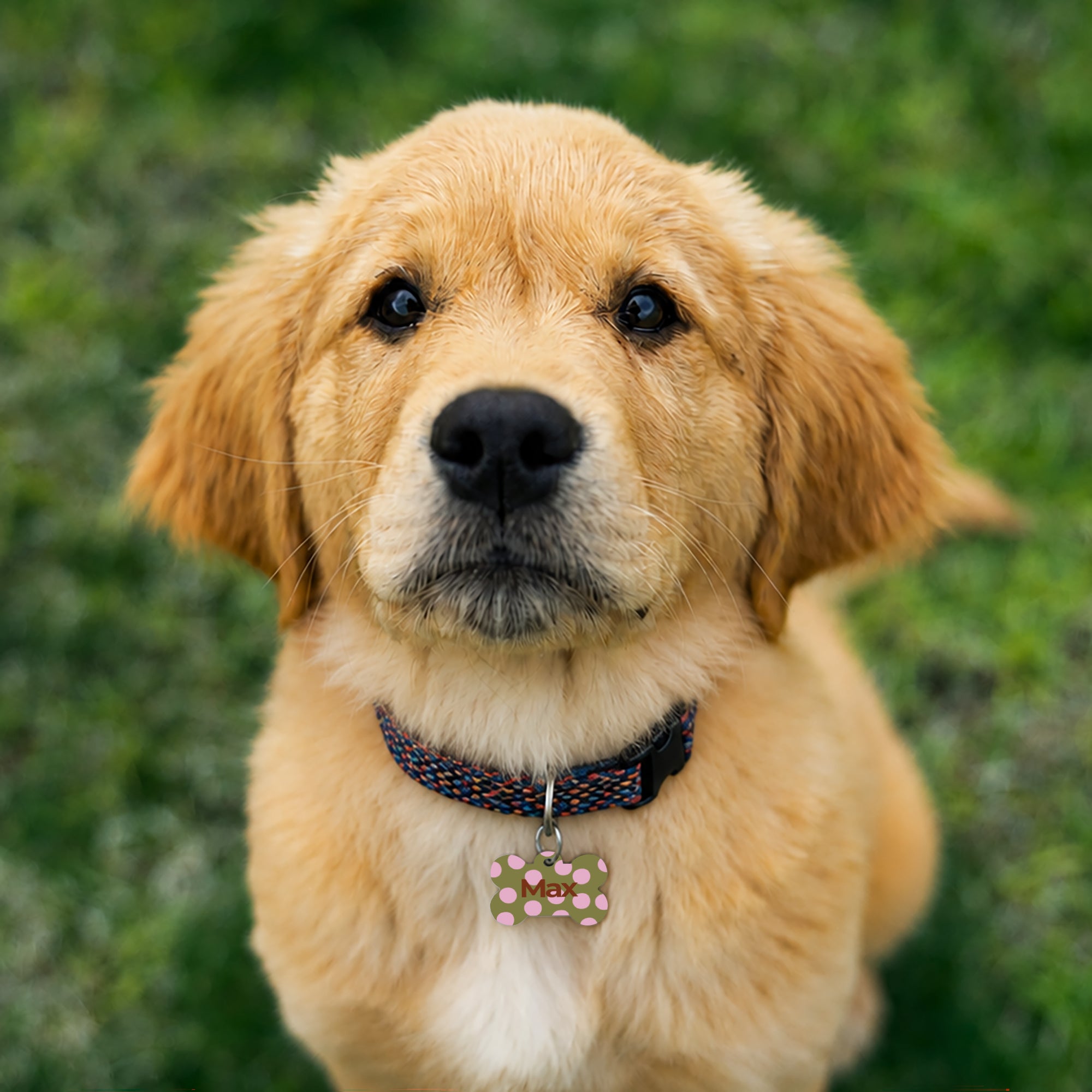 Medaillon Hund Knochen foto N° 3