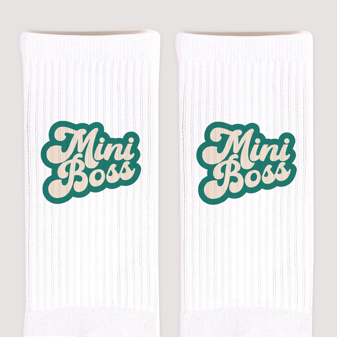 Kindersocken Weiße Mini-Boss foto N° 3