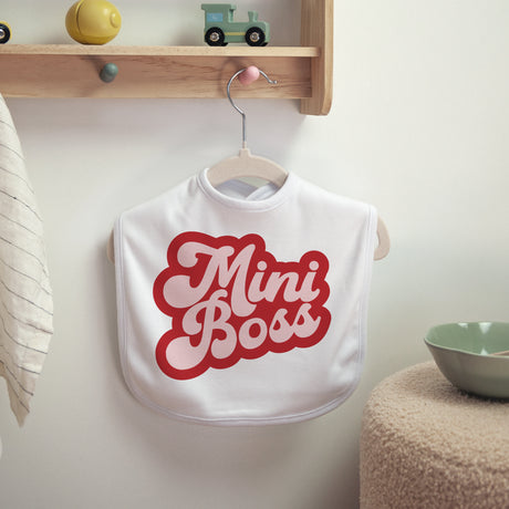 Kinderlätzchen Stoff Mini-Boss Rose