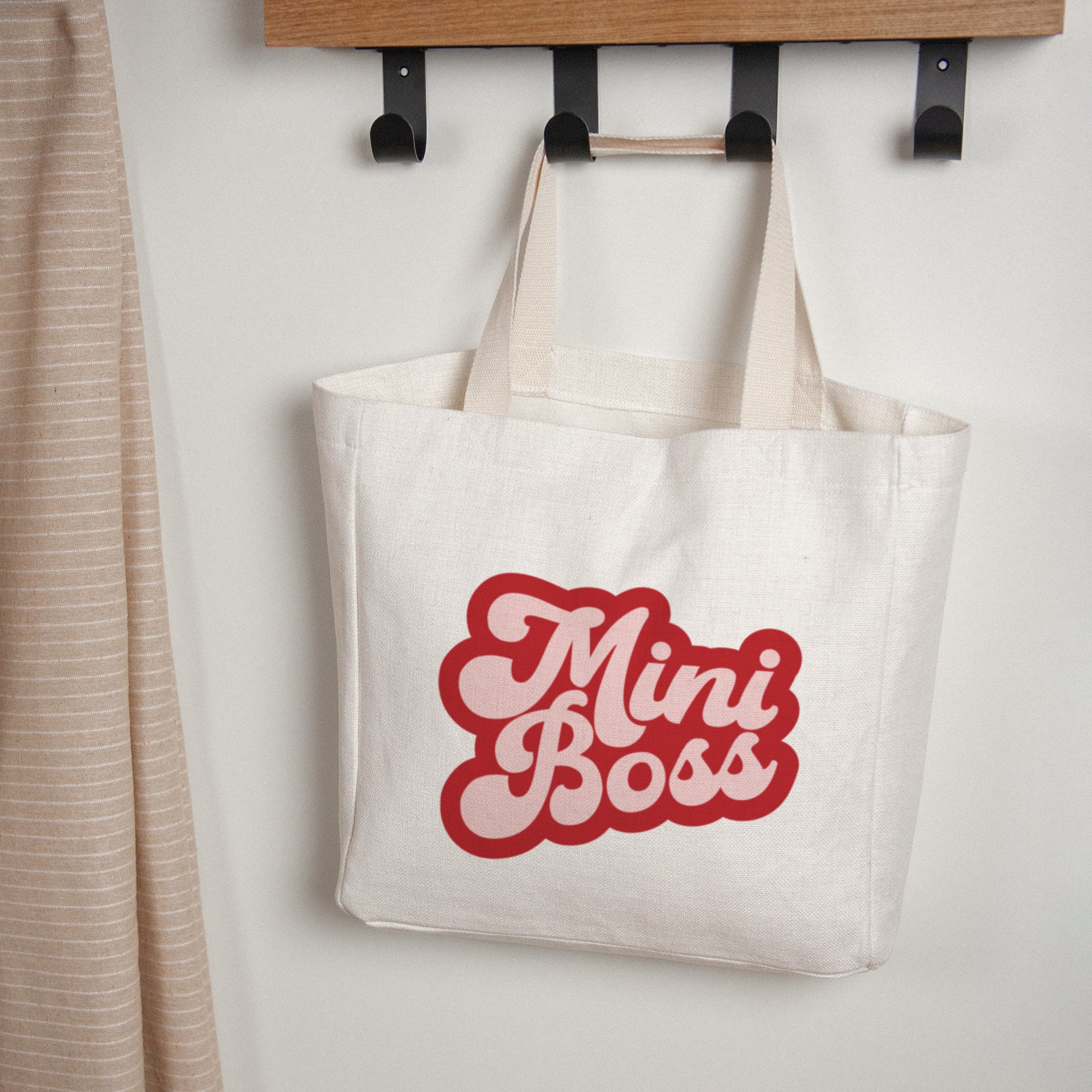Tote bag Tragehenkel Mini-Boss Rose foto N° 1