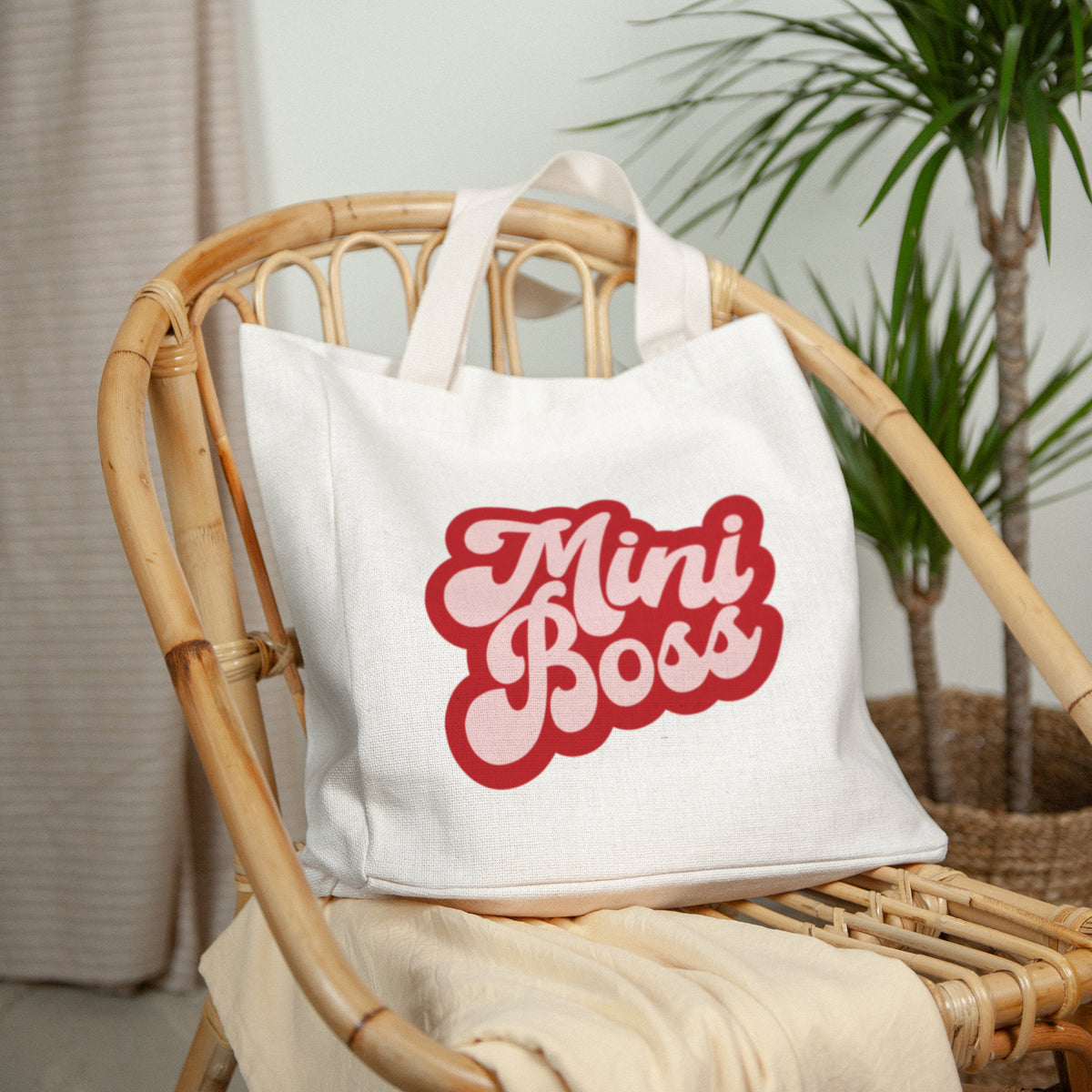 Tote bag Tragehenkel Mini-Boss Rose foto N° 2