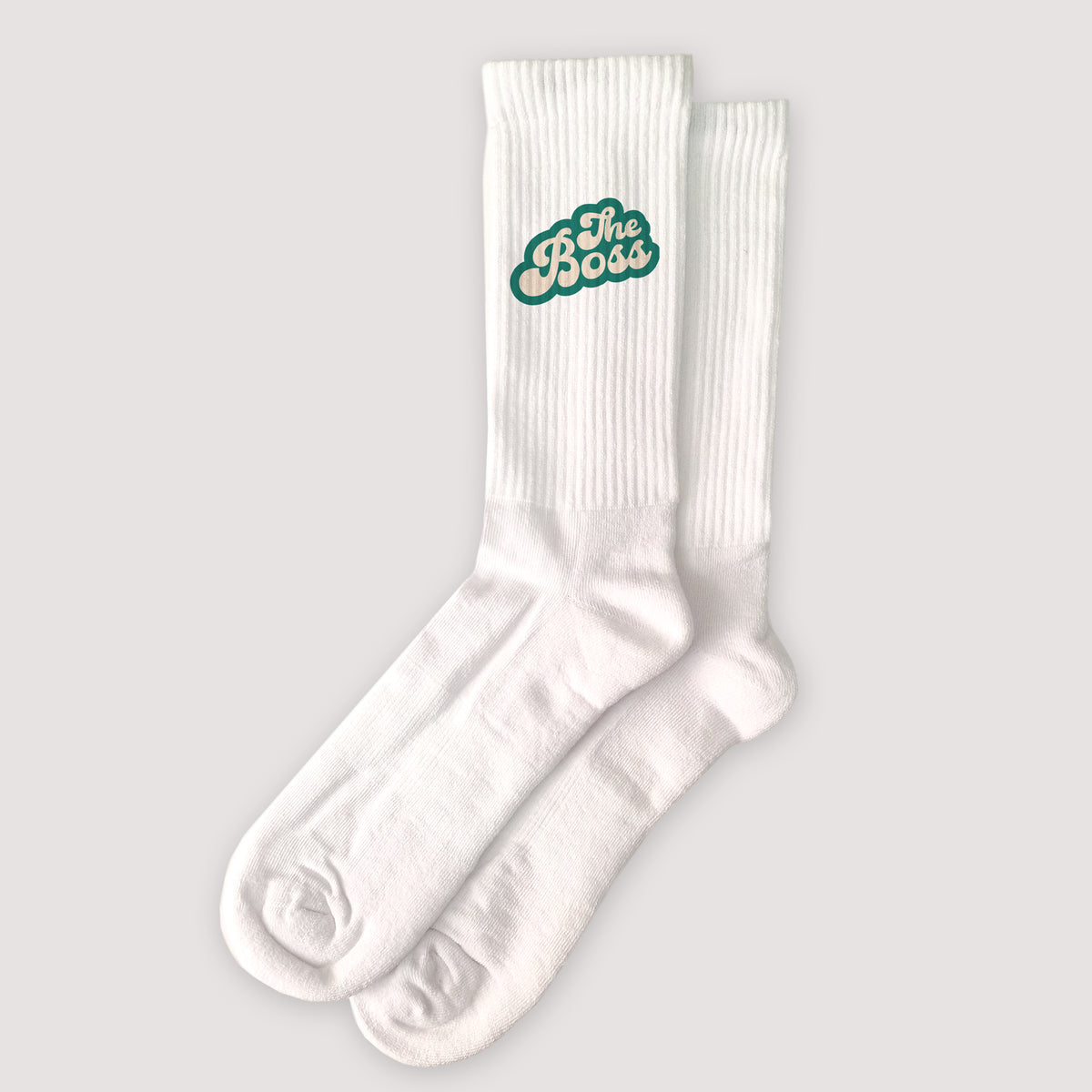 Herrensocken Weiße Wer ist der Boss? foto N° 1