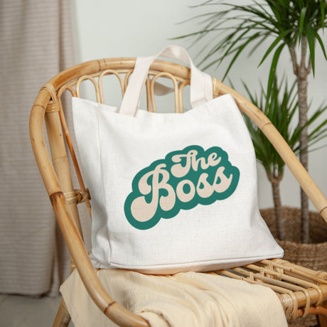 Tote bag Tragehenkel Wer ist der Boss?