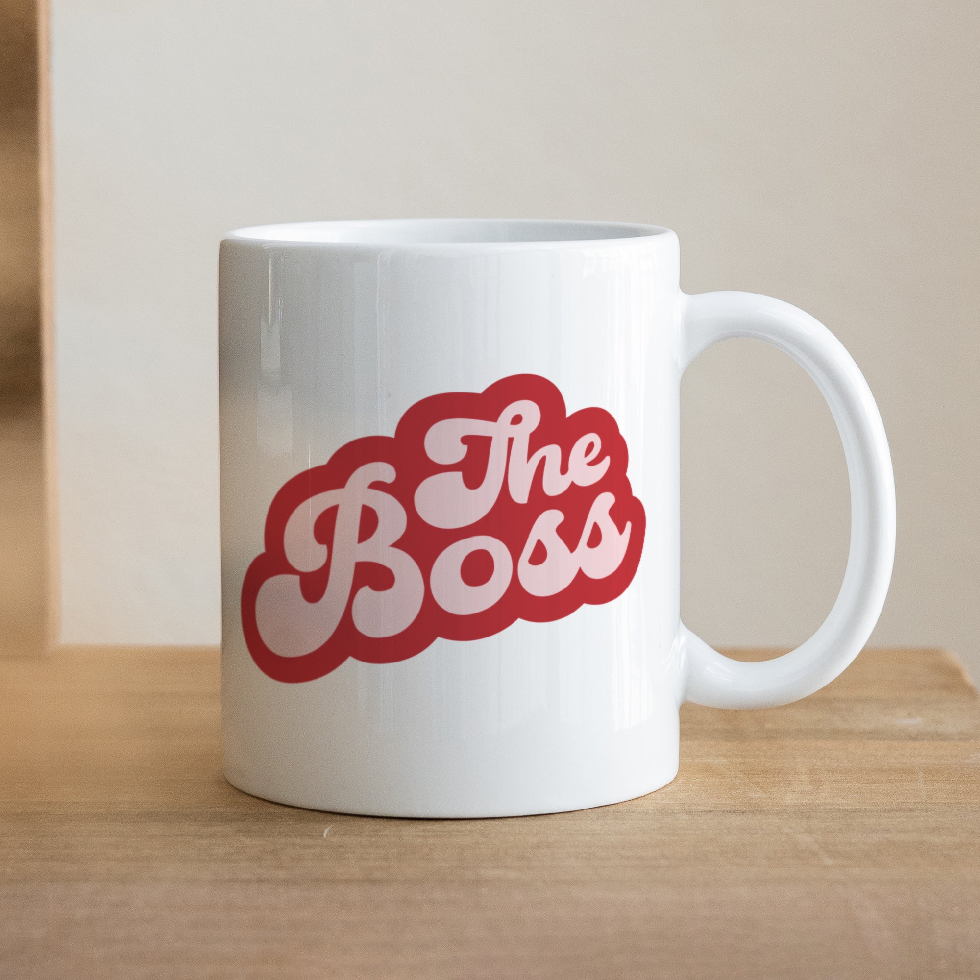 Tasse Weiß Wer ist die Bossin? foto N° 1