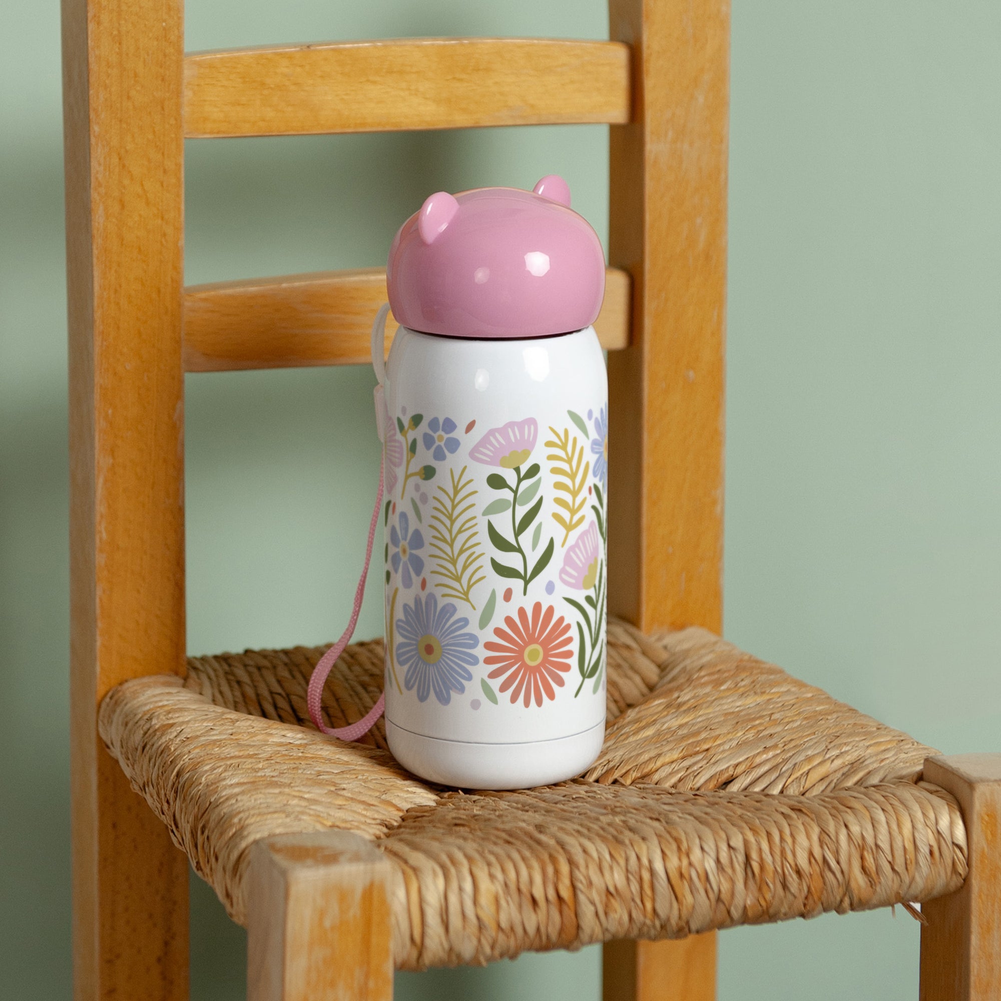 Kinder Trinkflasche Rosa, 32 cl Kapuzinerkresse foto N° 3